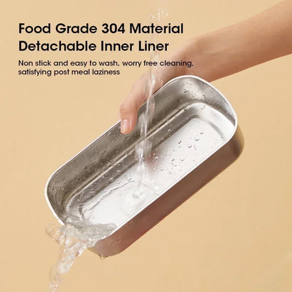 900ML Portable Electric Lunch Box Food Warmer For School And Office
