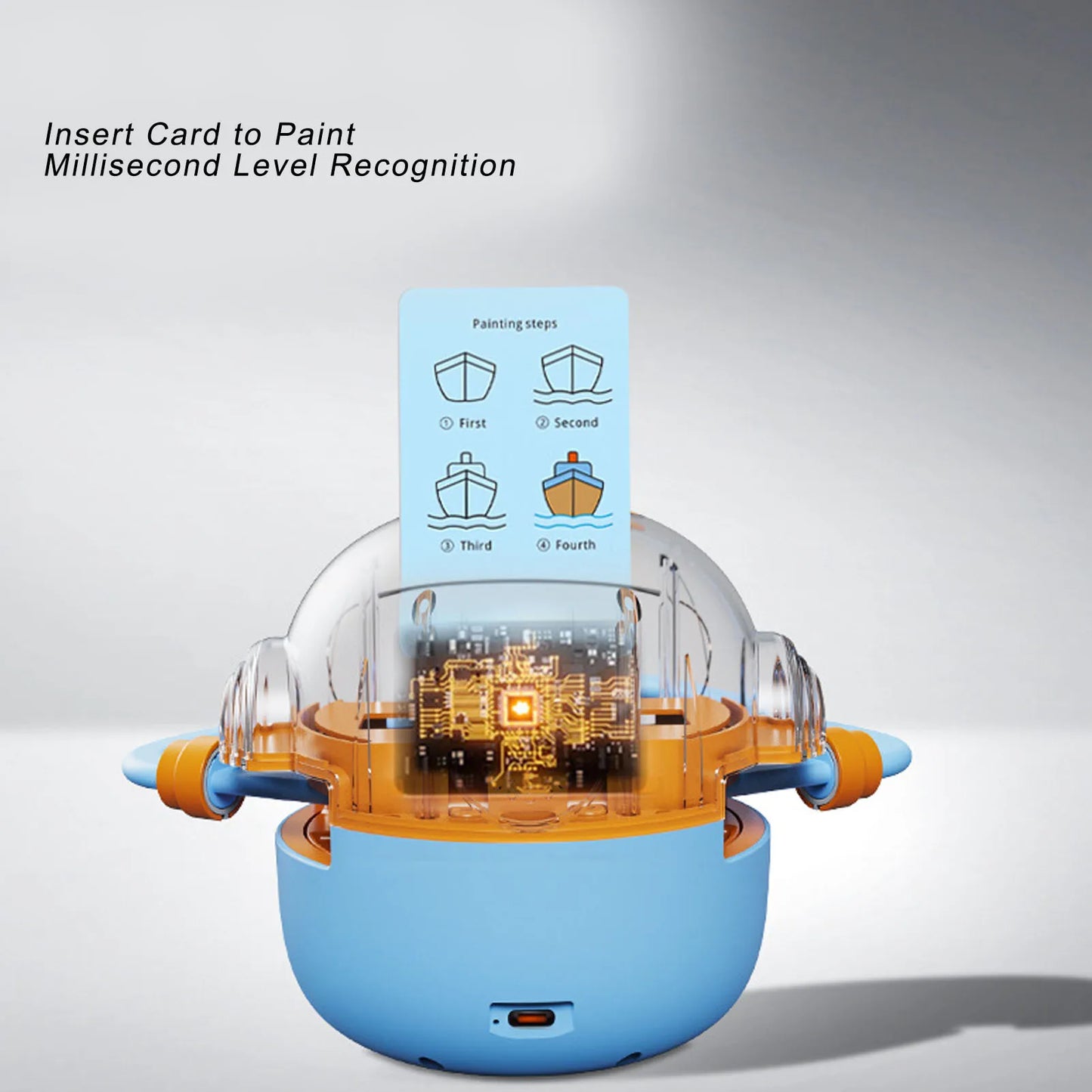 Kids Educational Drawing Robot + 100 Cards | Auto Learning Toy for Boys & Girls