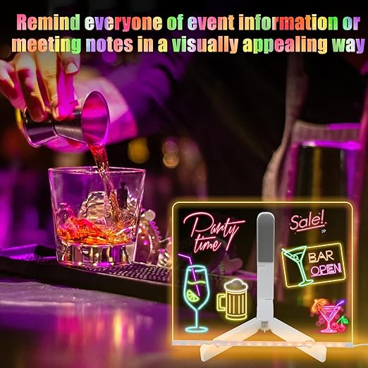 LED Colorful Glow Drawing Board