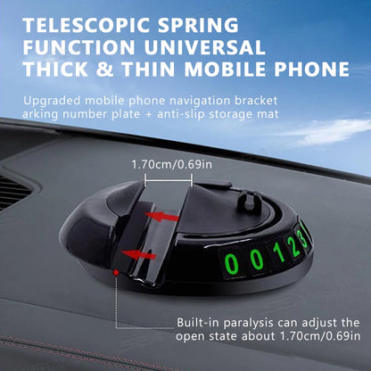 2-in-1 360° Rotating Car Dashboard Anti-Slip Mat & Phone Holder