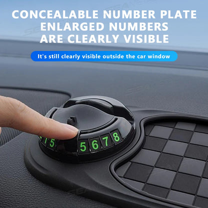 2-in-1 360° Rotating Car Dashboard Anti-Slip Mat & Phone Holder