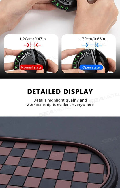 2-in-1 360° Rotating Car Dashboard Anti-Slip Mat & Phone Holder