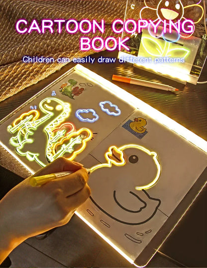 LED Glowing Drawing Board Children – Light Up Your Childs Creativity (For KSA)