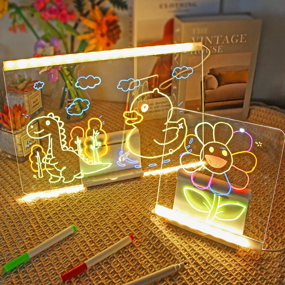 LED Glowing Drawing Board Children – Light Up Your Childs Creativity (For KSA)