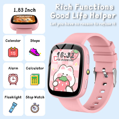 Kids Smart Watch with HD Camera, 22 Games, Flashlight & Long-Lasting Battery