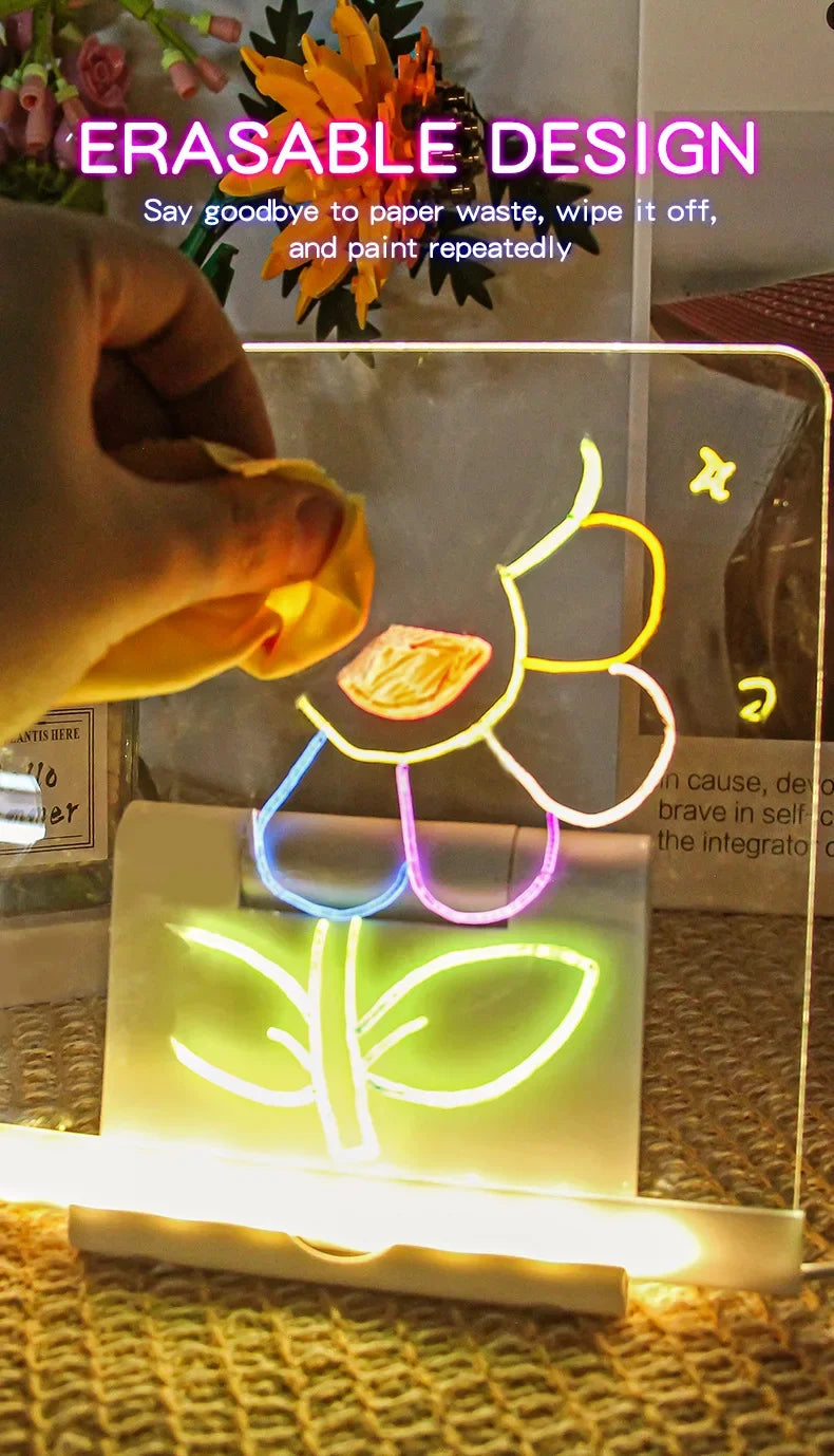 LED Glowing Drawing Board Children – Light Up Your Childs Creativity (For KSA)