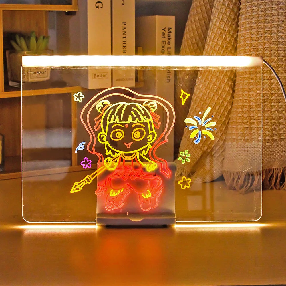 LED Glowing Drawing Board Children – Light Up Your Childs Creativity (For KSA)