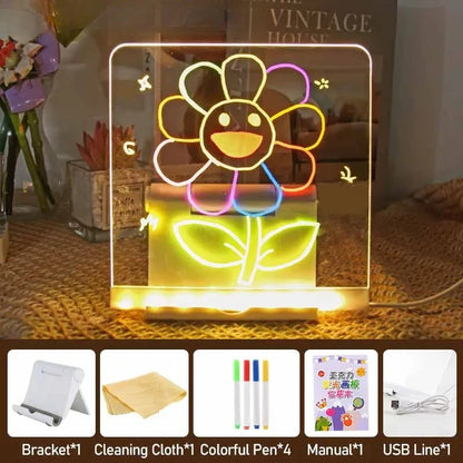 LED Glowing Drawing Board Children – Light Up Your Childs Creativity (For KSA)