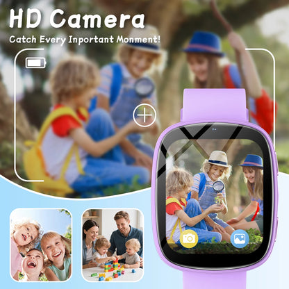 Kids Smart Watch with HD Camera, 22 Games, Flashlight & Long-Lasting Battery