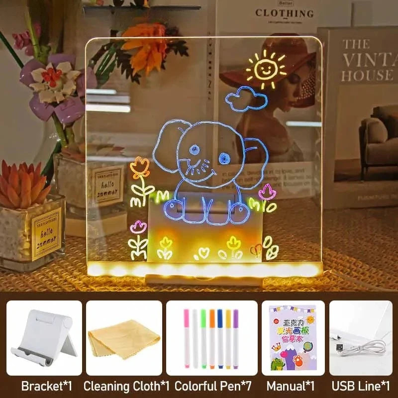 LED Glowing Drawing Board Children – Light Up Your Childs Creativity (For KSA)