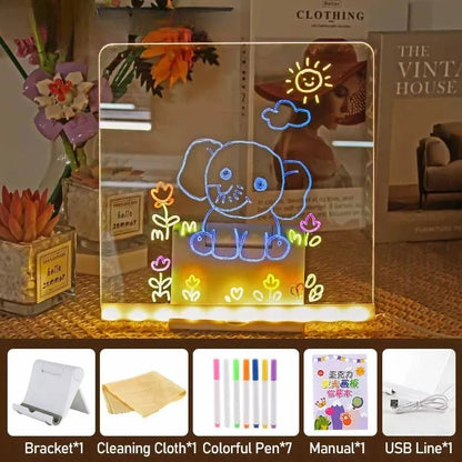 LED Glowing Drawing Board Children – Light Up Your Childs Creativity (For KSA)