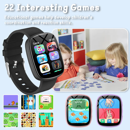 Kids Smart Watch with HD Camera, 22 Games, Flashlight & Long-Lasting Battery