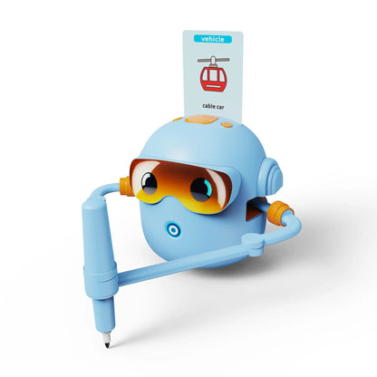 Kids Educational Drawing Robot + 100 Cards | Auto Learning Toy for Boys & Girls