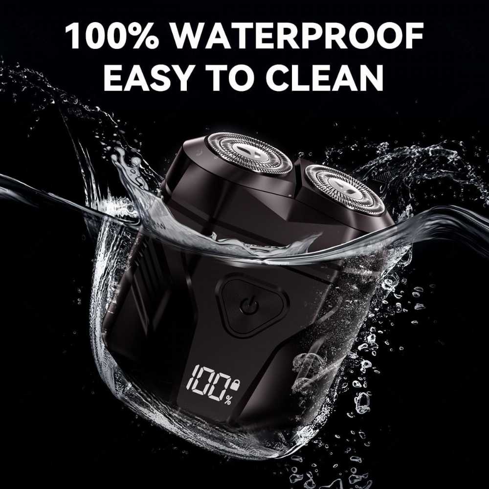 Rechargeable Portable Shaver with Multi-Functional Display