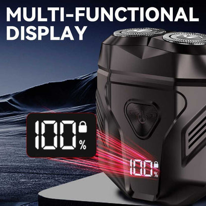 Rechargeable Portable Shaver with Multi-Functional Display