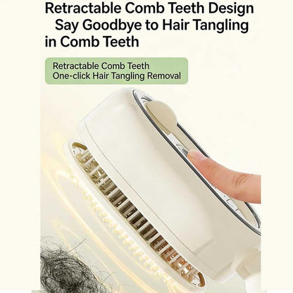 Misting Steam Hair Brush | Rechargeable Detangling Tool with Oil